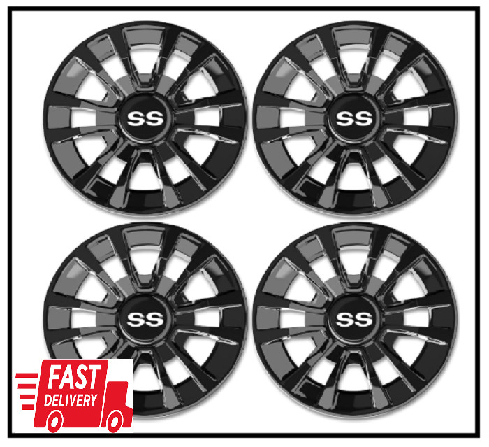ENEKERP Golf Cart 8in Wheel Covers Hub Caps Set of 4 for Club Car EZGO Yamaha