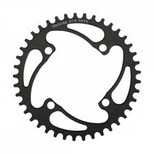 Rennen Chainring Non-threaded 4 Bolt Black