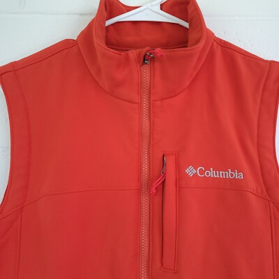 New Columbia Reed Lake EXS Softshell Vest Burnt Orange - Small