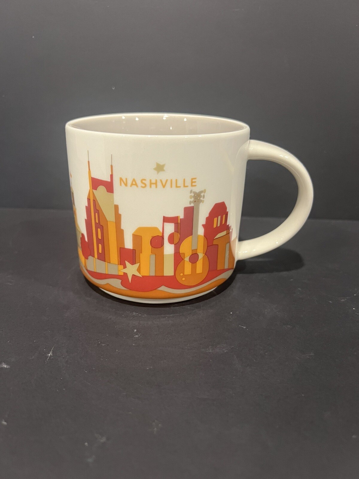 Starbucks Nashville You Are Here Collectible Mug 2015 Edition