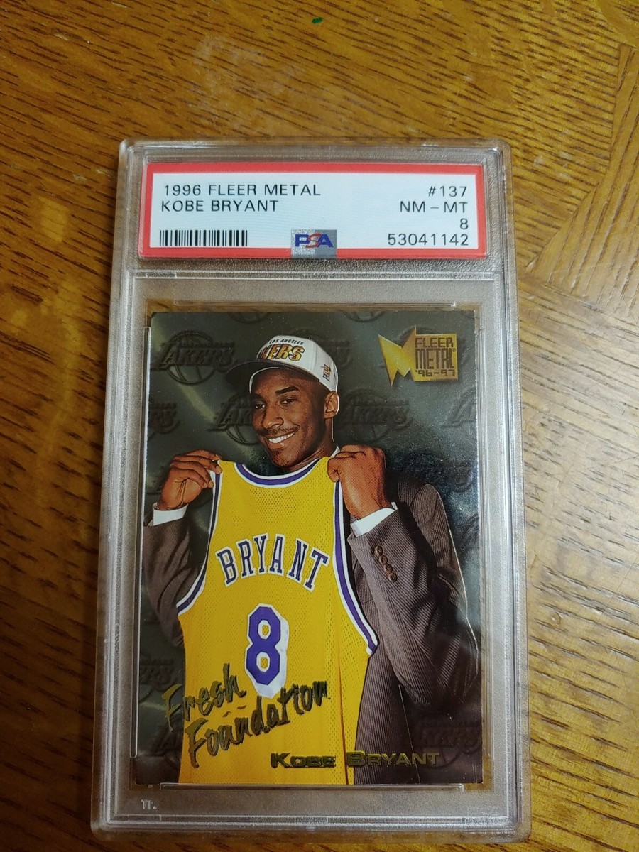 1996 Fleer Metal #137 Kobe Bryant Fresh Foundation PSA 8 | eBay