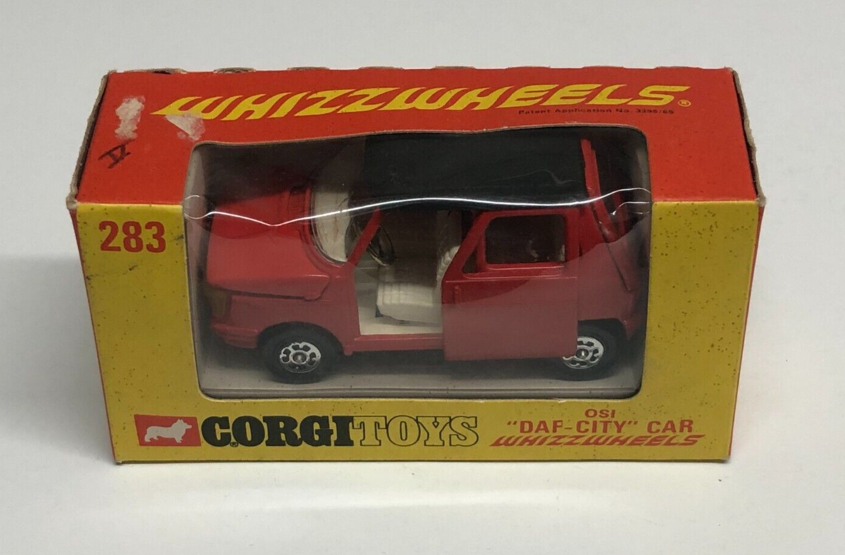 Corgi Toys 283 OSI DAF-CITY CAR WHIZZWHEELS original box Corgi Toys 283 OSI DAF-CITY CAR WHIZZWHEELS original box