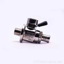 EZ Engine Oil Drain Valve EZ-109(12mm-1.5) & Straight Hose End H-001 COMBO PACK