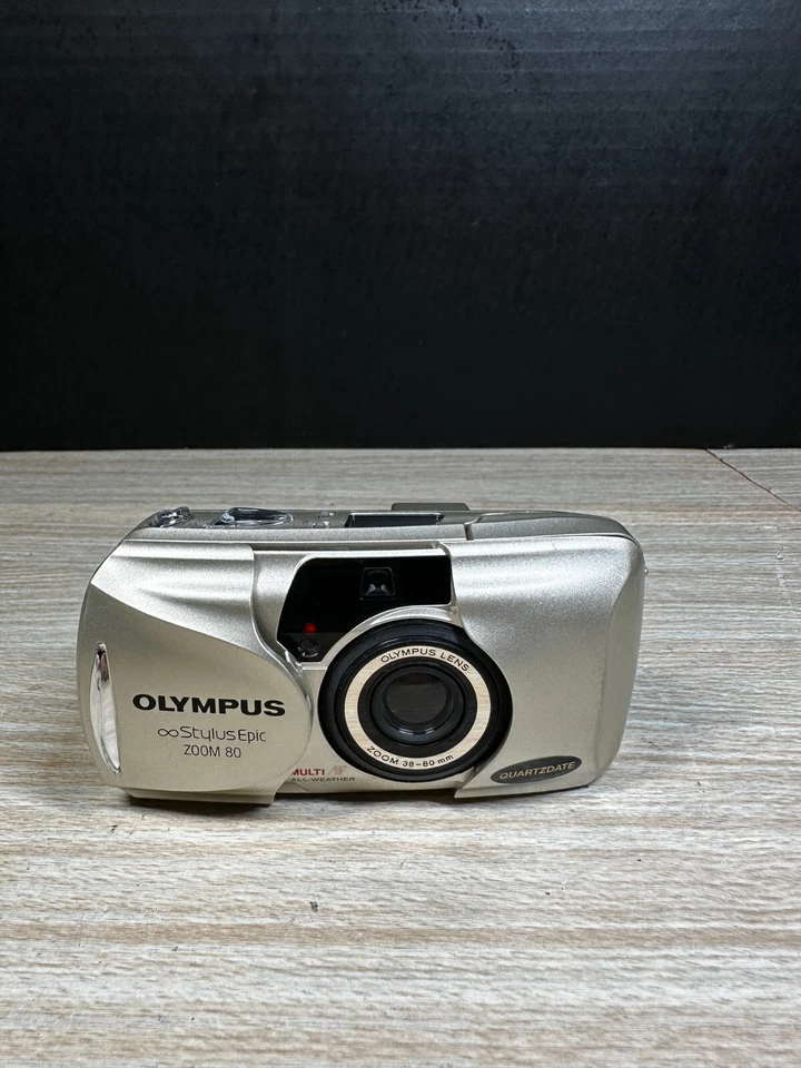 Olympus Stylus Epic Zoom 80 35mm Point & Shoot Film Camera - Film - Image 3 of 4