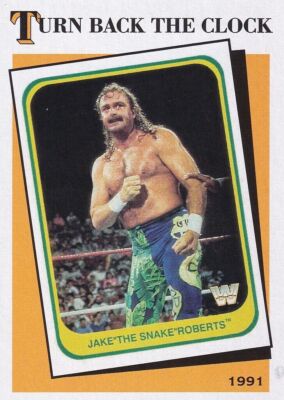 2016 Topps Heritage WWE Turn Back the Clock #4 Jake The Snake Roberts 