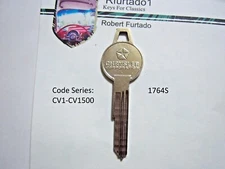 Key Blank for Chrysler / Dodge / Desoto / Plymouth 1964 to 1966 Trnk/gb (1764S)