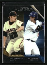 Clayton Blackburn/Joc Pederson 2013 Bowman Sterling #TD-BP Baseball Card
