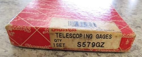 STARRETT TELESCOPING GAGES S579GZ -4- PCS SET IN BOX EDP 52616 - Picture 2 of 13