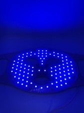 LED Face Mask Light Therapy, 4 Modes Portable Red Light Therapy for Face with 20