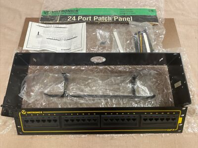 New Vintage ORTRONICS OR- 851000304 *24 Port Patch Panel! **Made In USA!**