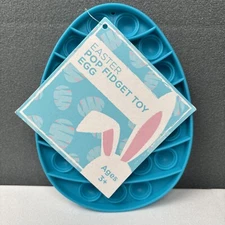 Blue Easter Egg Pop Fidget Toy