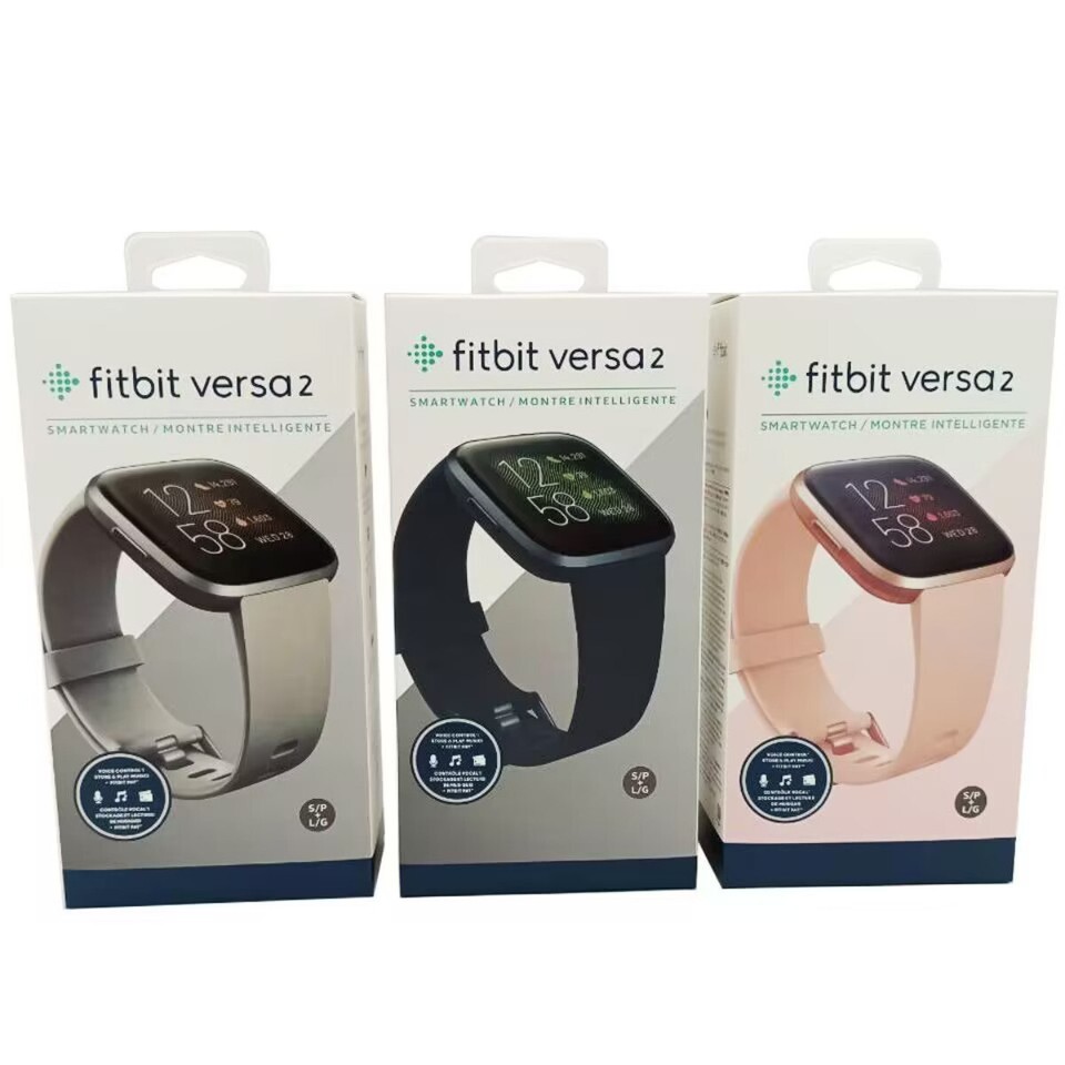 Fitbit Versa 2 Smartwatch Health & Fitness Authentic Activity Tracker - S+L New
