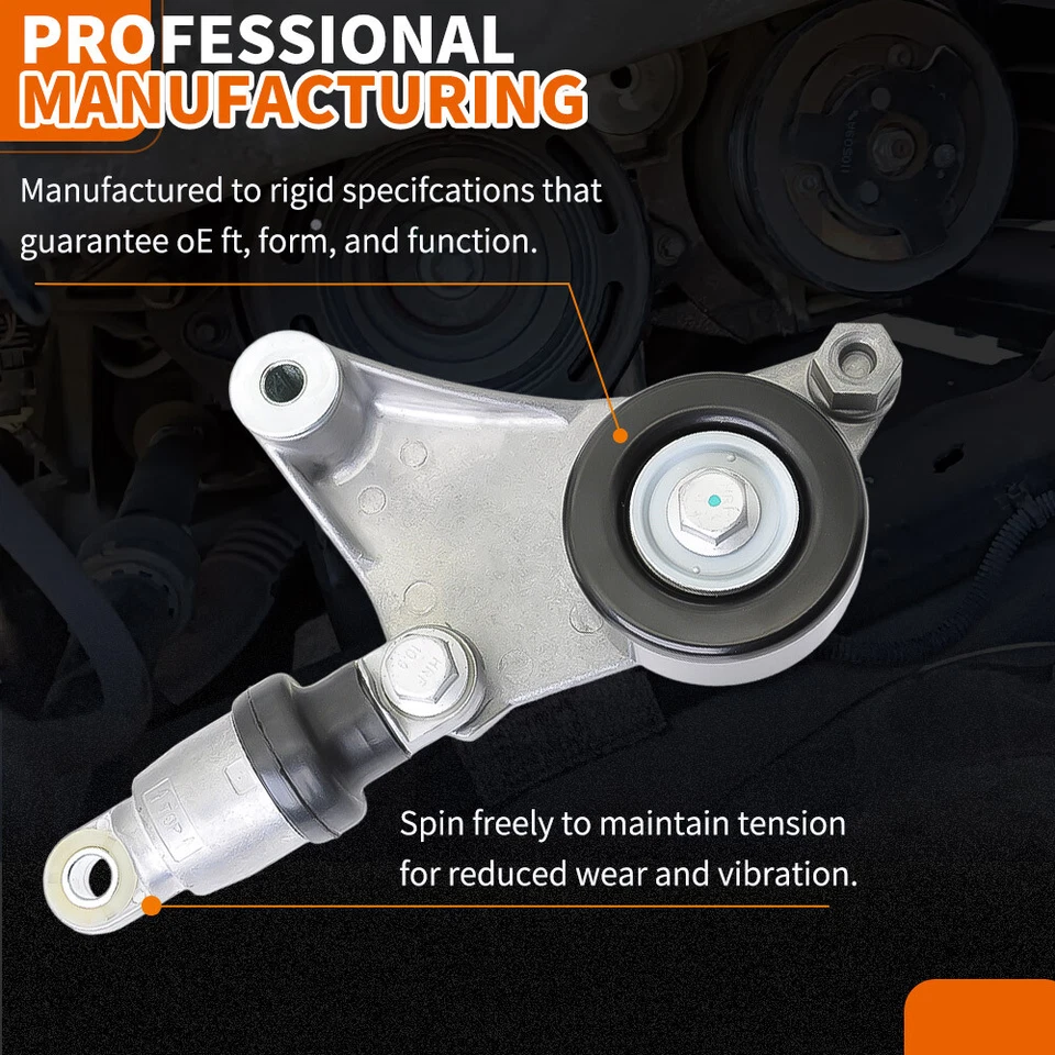 Kit de componentes de correa de transmisión para Toyota Camry Solara RAV4 Highlander Scion Tc 2.4 L4 Foto 3 de 4