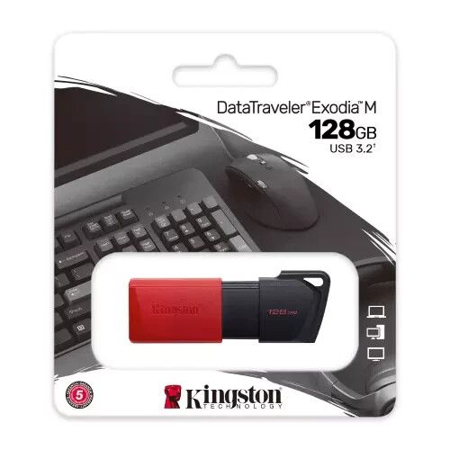 Kingston DataTraveler Exodia M PenDrive USB 3.2 Gen 1 DTXM/128GB - con 128GB - Foto 1 di 3