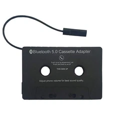 1pc Bluetooth 5.0 Car Audio Stereo Sound Cassette Tape Adapter MP3 Hands-Free Vm