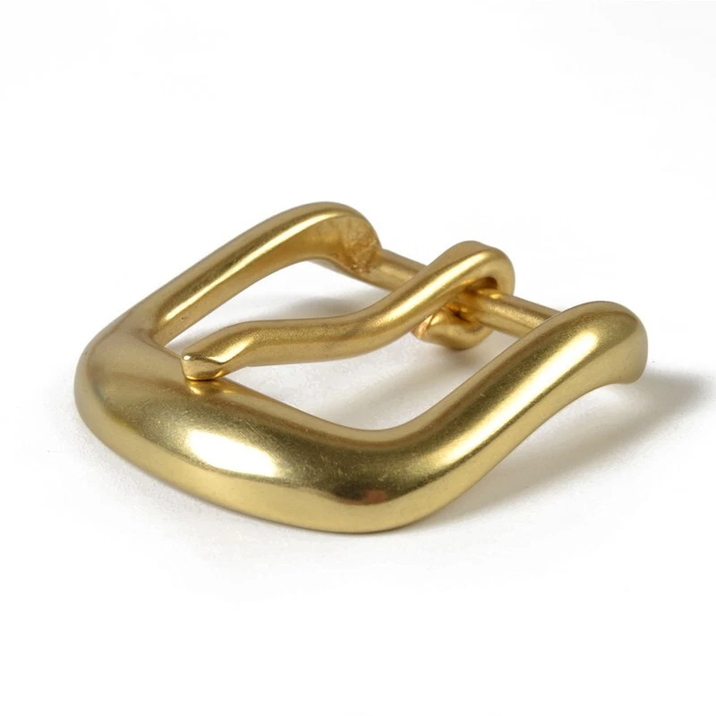 Hebillas de cinturón de latón macizo pasador de lengua hebilla de cinturón se adapta a cinturón de 28 mm de ancho regalo Foto 4 de 4