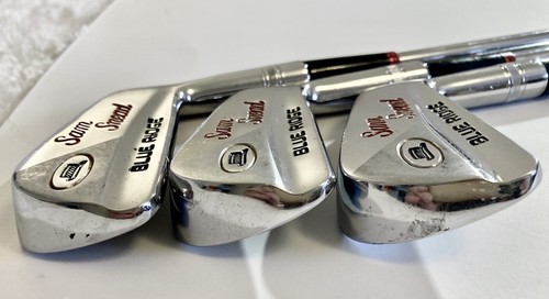 GOLF CLUBS 3 Wilson Sam Snead Blue Ridge Right Handed 2, 3 & 4 Irons Steel Shaft - Picture 5 of 13