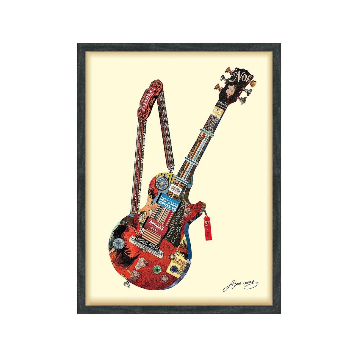 アート・デザイン・音楽 Art Director's Index to Photographers 16 Designart ' Music and Rhythm ' Abstract Framed Canvas Art