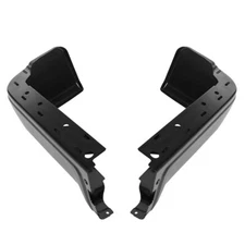 Rear Bumper Face Bar Ends Set For 2009-2014 Ford F-150 W/O Parking Holes Black