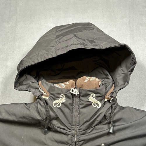 Vintage Bogner Womens 8 Insulted Full Zip Packable Hood Embroidered Ski Jacket - Picture 18 of 21
