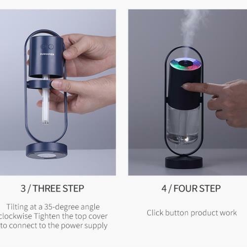 New USB Home Car Mini Projection Air Purifier - Picture 4 of 17