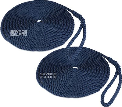 Festmacher Seile Softline Warps Bootsleinen Yacht Segeldock - an einem Ende gespleißt