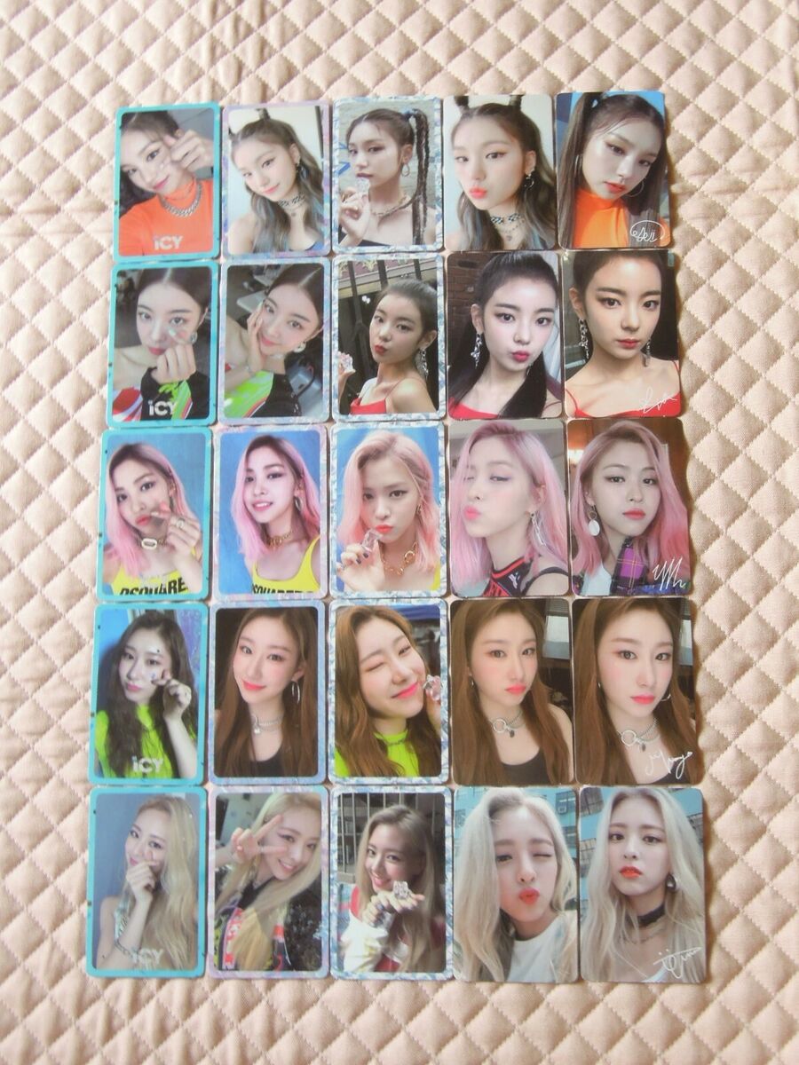 ITZY IT'Z ICY Album Photocard Set JYP KPOP Yeji Lia Ryujin ITZY IT'Z ICY Album Photocard Set JYP KPOP Yeji Lia Ryujin