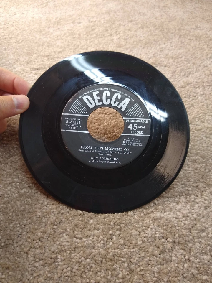 Guy Lombardo Use Your Imagination / From This Moment On 45 RPM 7" - Image 4 of 4