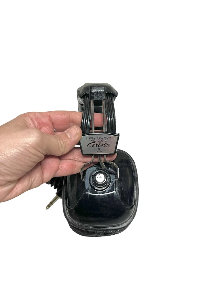 Винтажные стерео моно наушники ARISTA 302 Япония большой разъем протестированы - Изображение 2 из 4