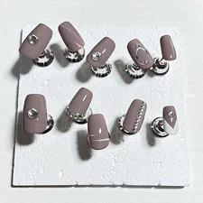 Shine Spot / Press On Nail （w. Tool Pack / FREE GIFT ➡️ 1 Hair Tie, 2 Stickers)