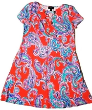 MSK Dress Multi Color, paisley print dress, casual business, cocktail party