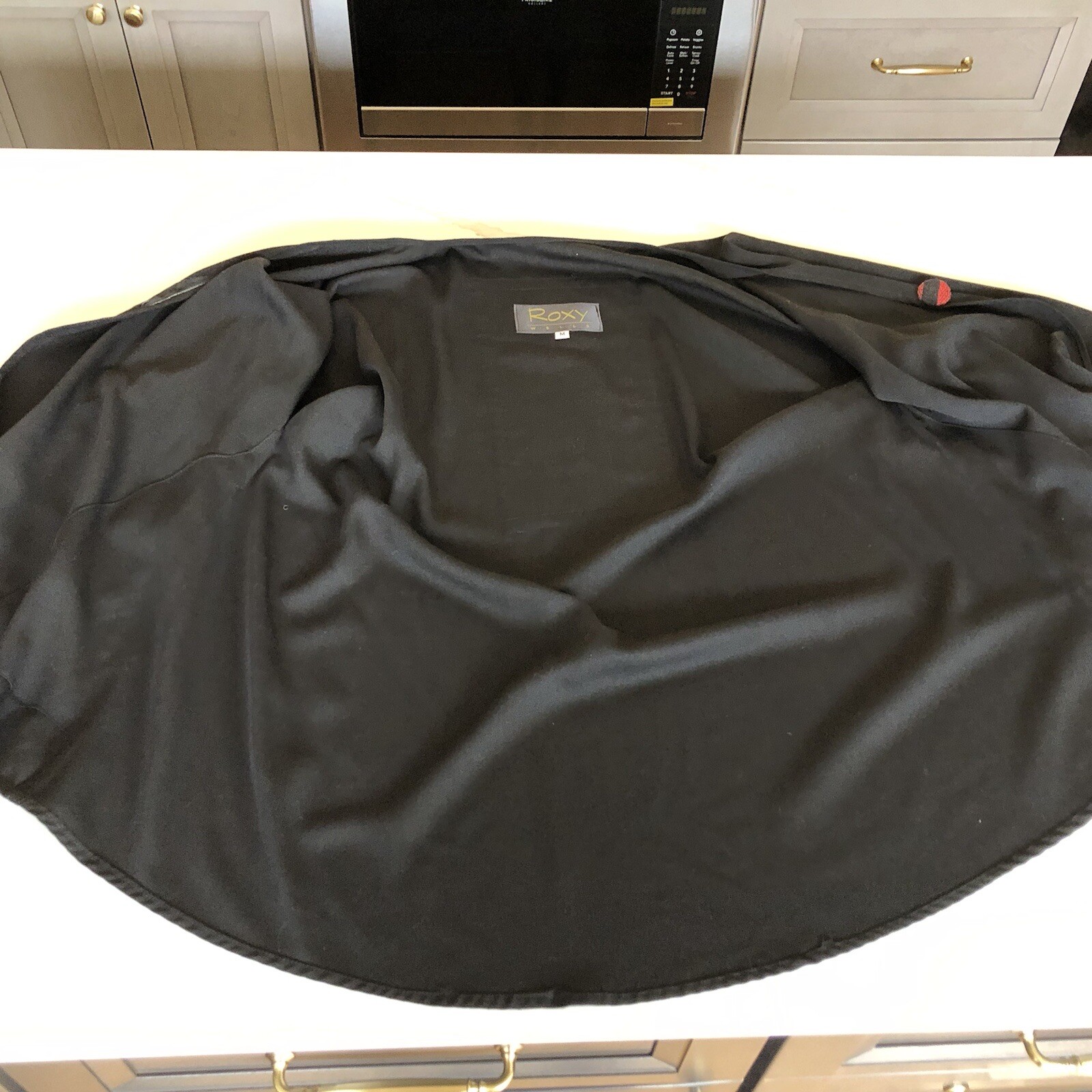 VTG Roxy Wells Art  Patchwork Duster Jacket M - image 9