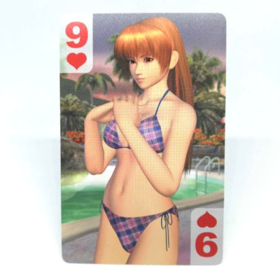 9 Herz KASUMI DEAD OR ALIVE Extreme Beachvolleyball Spielkarten KOEI TECMO
