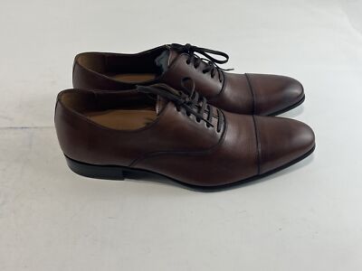 Mezlan Bacco Bucci Cognac Leather Oxford Mezlan/Bacco Bucci | Houston TX main image 4