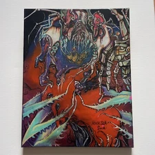 Original Surrealist Art Painting by Nicholas Nick & Suzie Sea - Bizarre Trippy