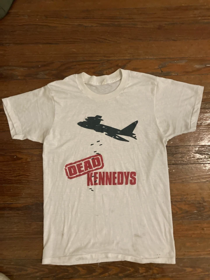 Camisa Dead Kennedys Vintage Puntada Única Bandera Negra Ramones Circle Jerks Damned Foto 3 de 4
