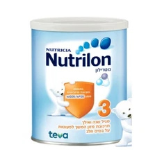4x Nutricia Nutrilon Baby Formula, Stage 3, 12 Months & Up, 800g, Israel, Kosher