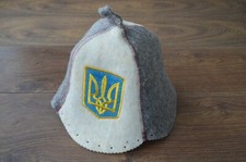 Sauna Hat wool, Ukrainian Banya cap, Felt bath accessories Unique birthday gift