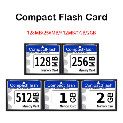 New CF Memory Card 128MB 256MB 512MB 1GB 2GB Compact Flash Card for Camera PC