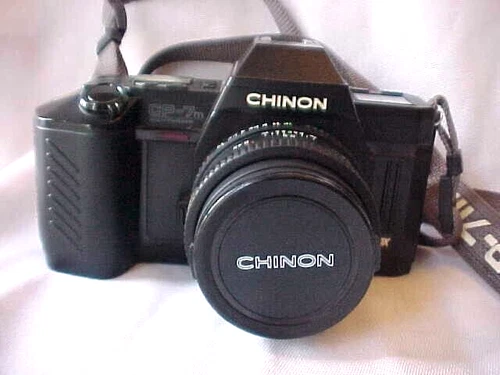 Chinon CP-7M 35mm SLR FILM Camera w/ 50mm 1:1.9 Auto Chinon Lens
