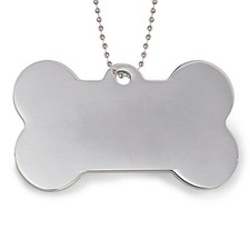 Steel Dog Tags Personalized Name Engraved Tag for Dog Collar Identification T...