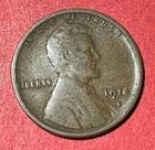 1914S US LINCOLN Cent! "San Francisco" Mint! VG! Lower Mintage!
