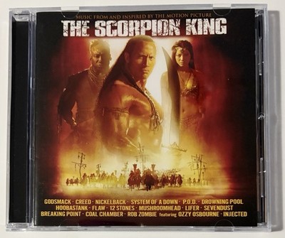 The Scorpion King Soundtrack (CD, 2002) Creed System of a Down Godsmack