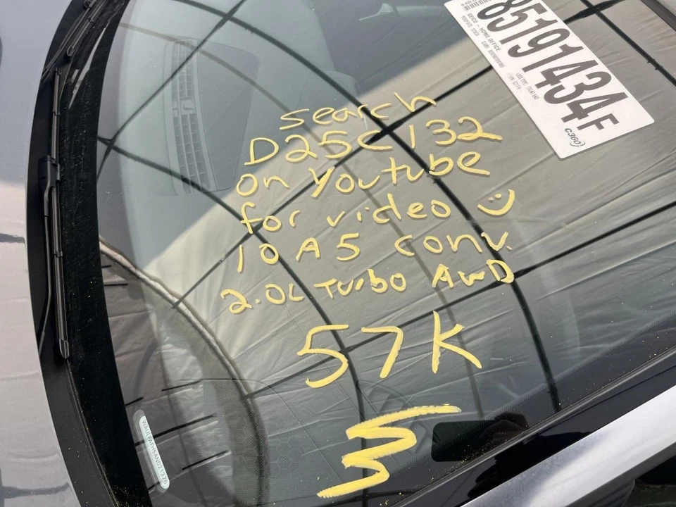 Steering Column Floor Shift Servotronic Opt 1N3 Fits 08-12 AUDI A5 193449 Foto 2 de 4