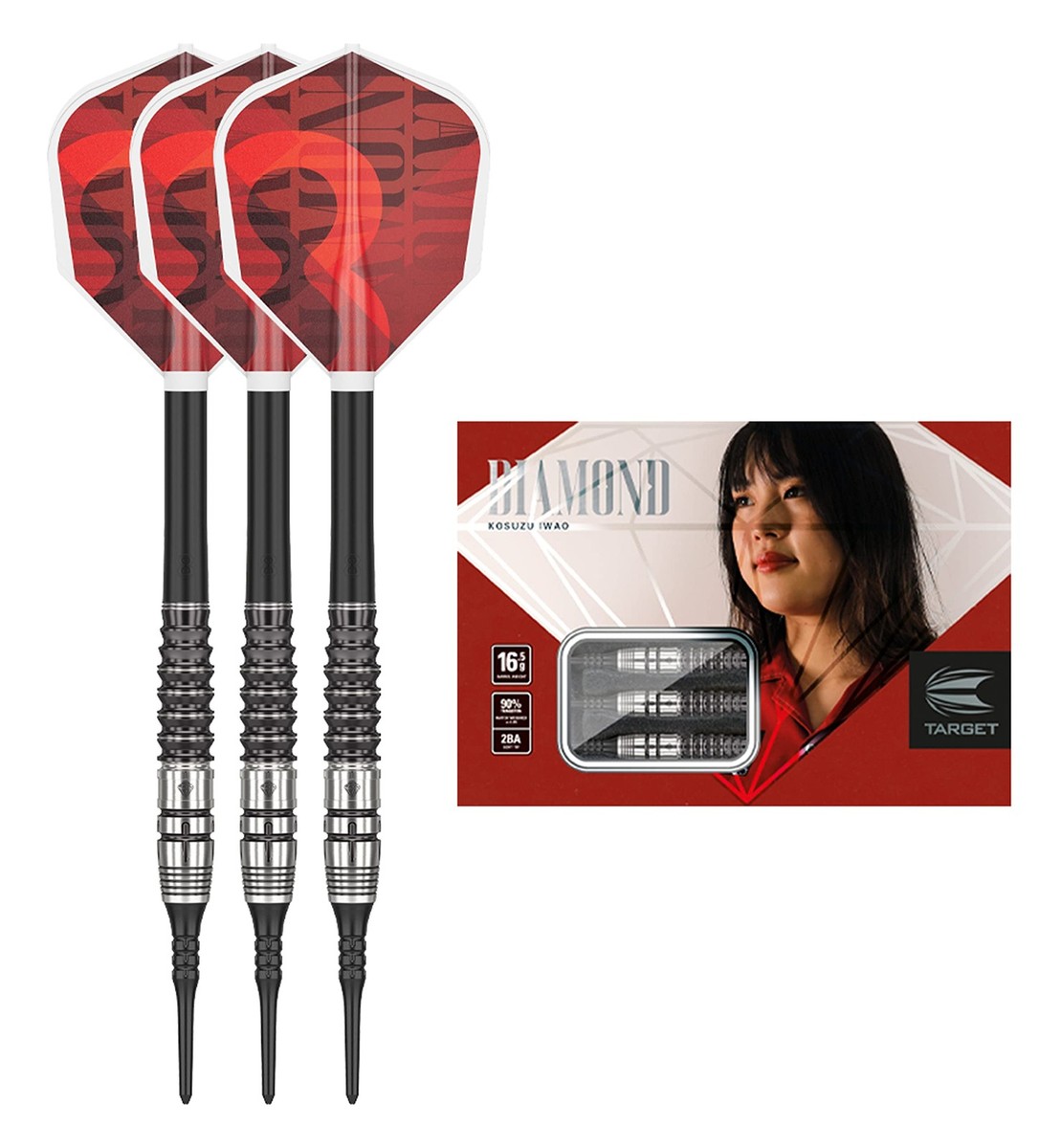 ダーツ TARGET 2BA PRIME SERIES DIAMOND G3 PRIME SERIES】DIAMOND G3 22g SWISS POINT STEEL - KOSUZU IWAO
