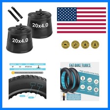 Fat Bike Inner Tube: 20/26x3.0-4.0 Inch 2-Pack Electric Fat Tire Tubes AV 32m...