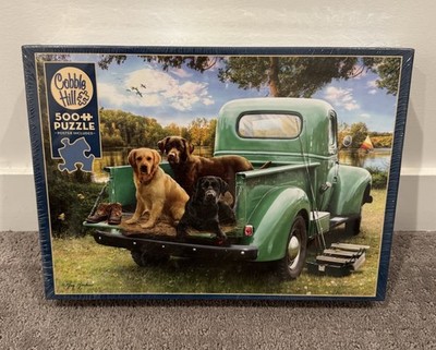 Cobble Hill Jigsaw Puzzle 500 Pieces, Let s Go Fishing