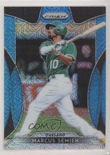 2019 Panini Prizm Tier III Blue Mojo Prizm 399/399 Marcus Semien #217 te8
