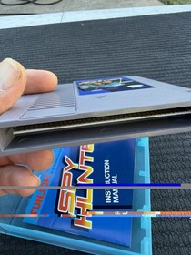 Spy Hunter (Nintendo NES) Original, Cartridge, Manual Blue/clear Case Mint
