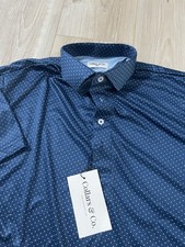 Collars and Co Collar Polo Geometric Pattern Size S Polka Dot